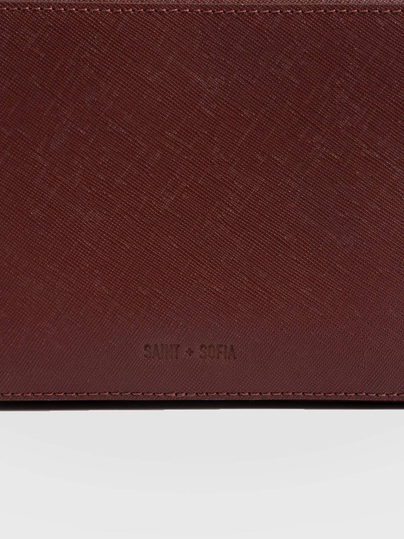 Quince Women's Italian Saffiano Leather Wallet Crossbody