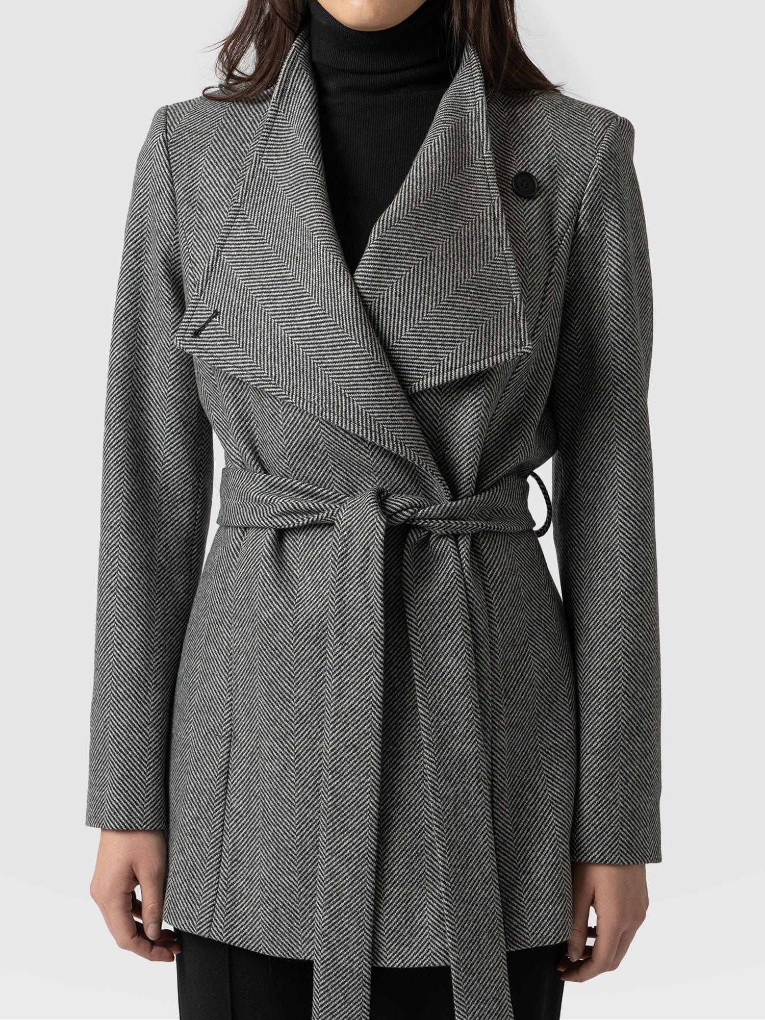 Toggle store wrap coat