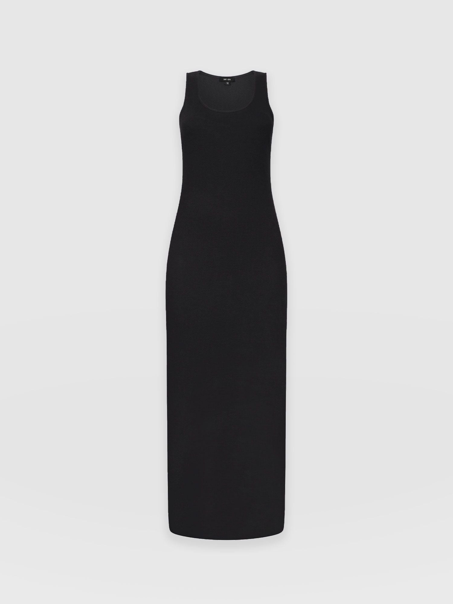 Sleeveless Rib Dress Black - Women's Dresses | Saint + Sofia® USA