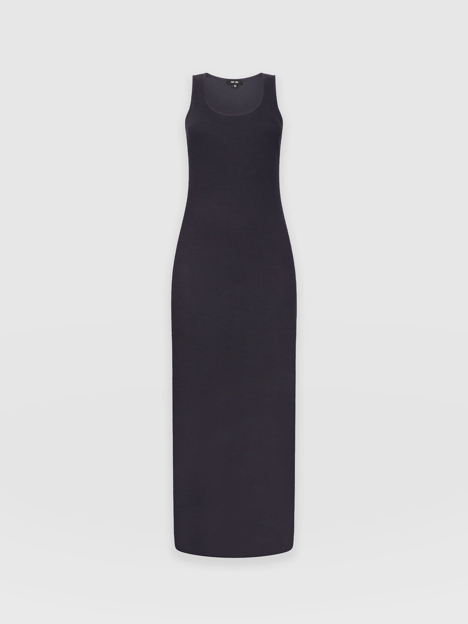 Sleeveless Rib Dress Navy - Women's Dresses | Saint + Sofia® USA