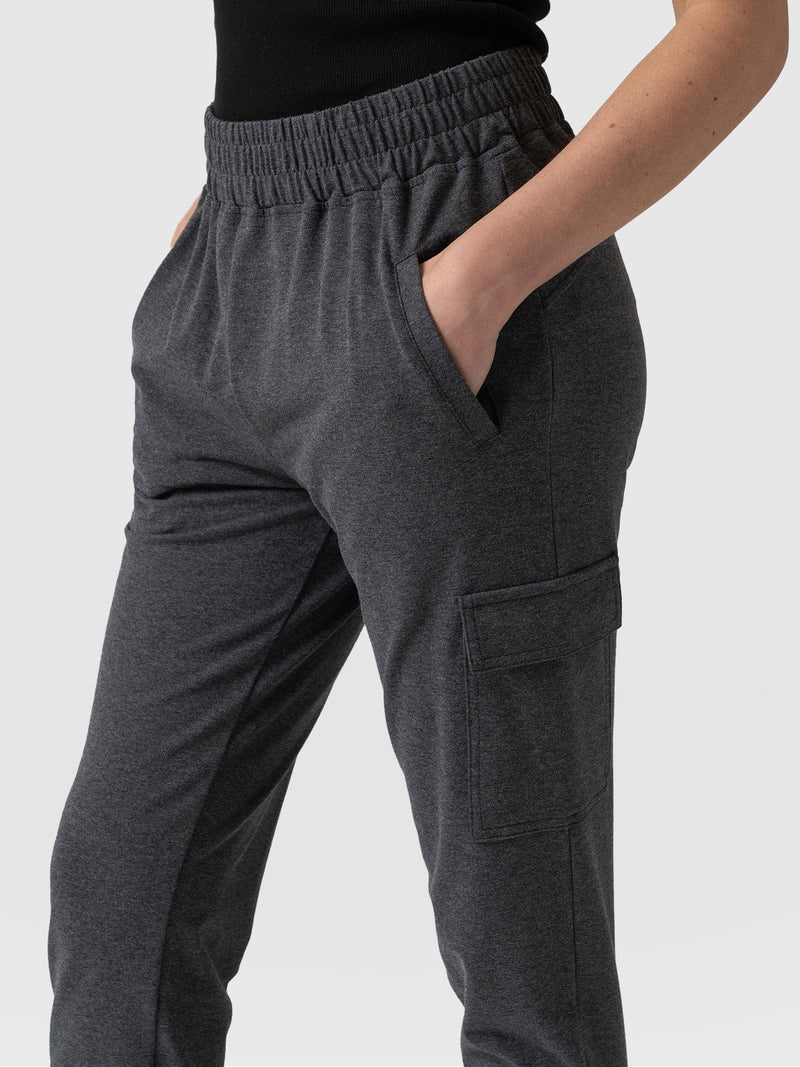 Soho Cargo Pant Charcoal - Women's Pants | Saint + Sofia® USA