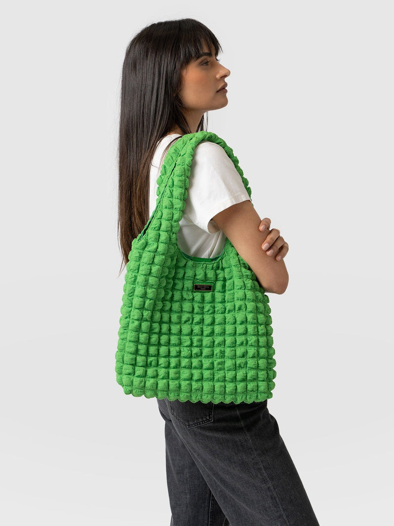 Soho Shoulder Tote Bag Green - Women's Bags | Saint + Sofia® US