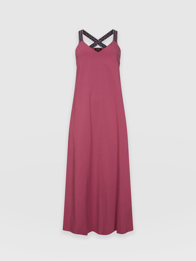 Sunset Dress Mauve Chevron - Women's Dresses | Saint + Sofia® USA