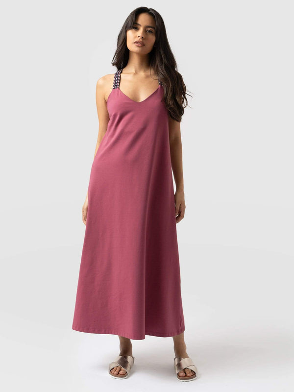 Sunset Dress Mauve Chevron - Women's Dresses | Saint + Sofia® USA