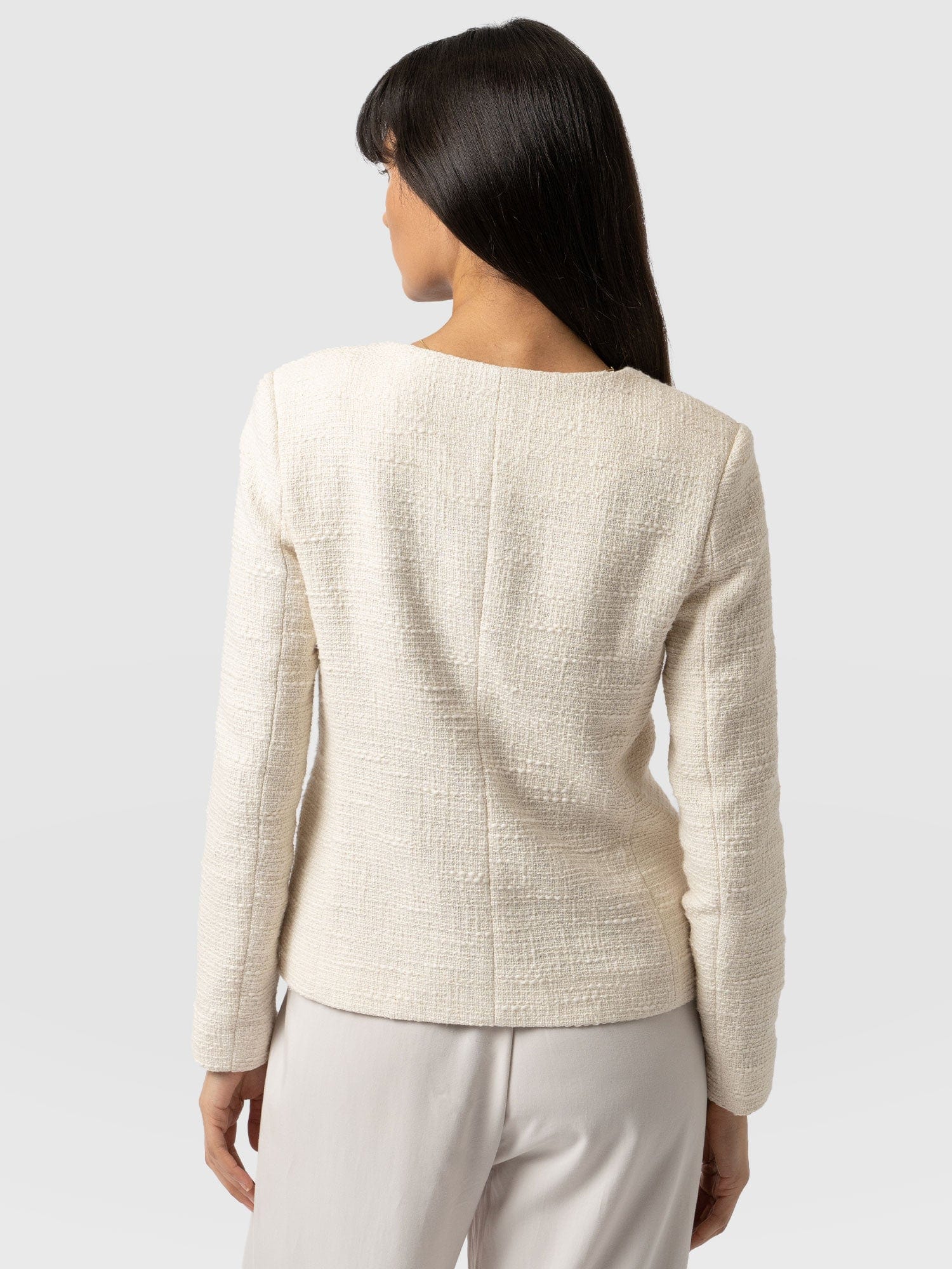 Short cream jacket on sale womens