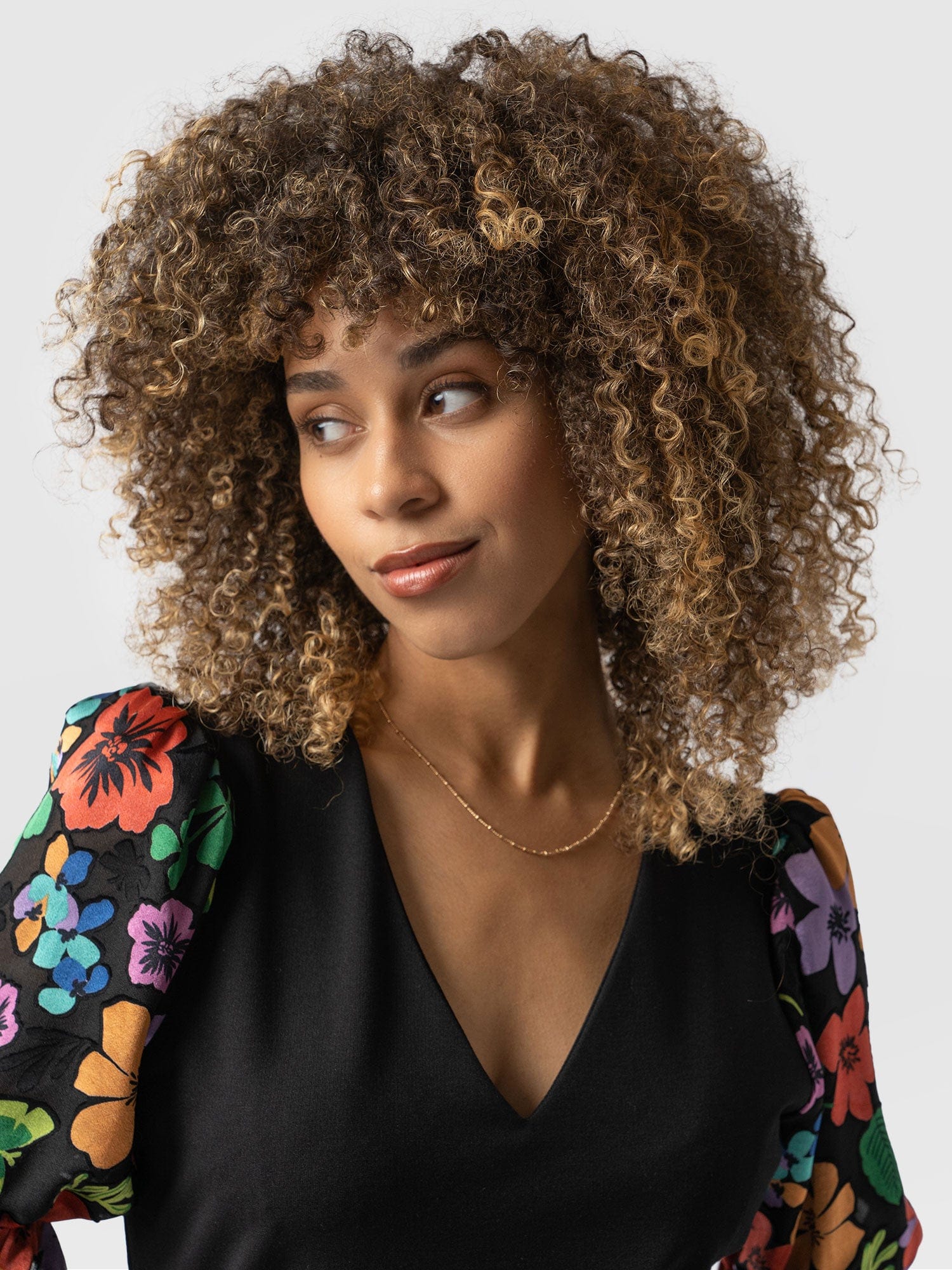 Tori Puff Sleeve Top Black Pop Floral - Women's Tops | Saint + Sofia® USA