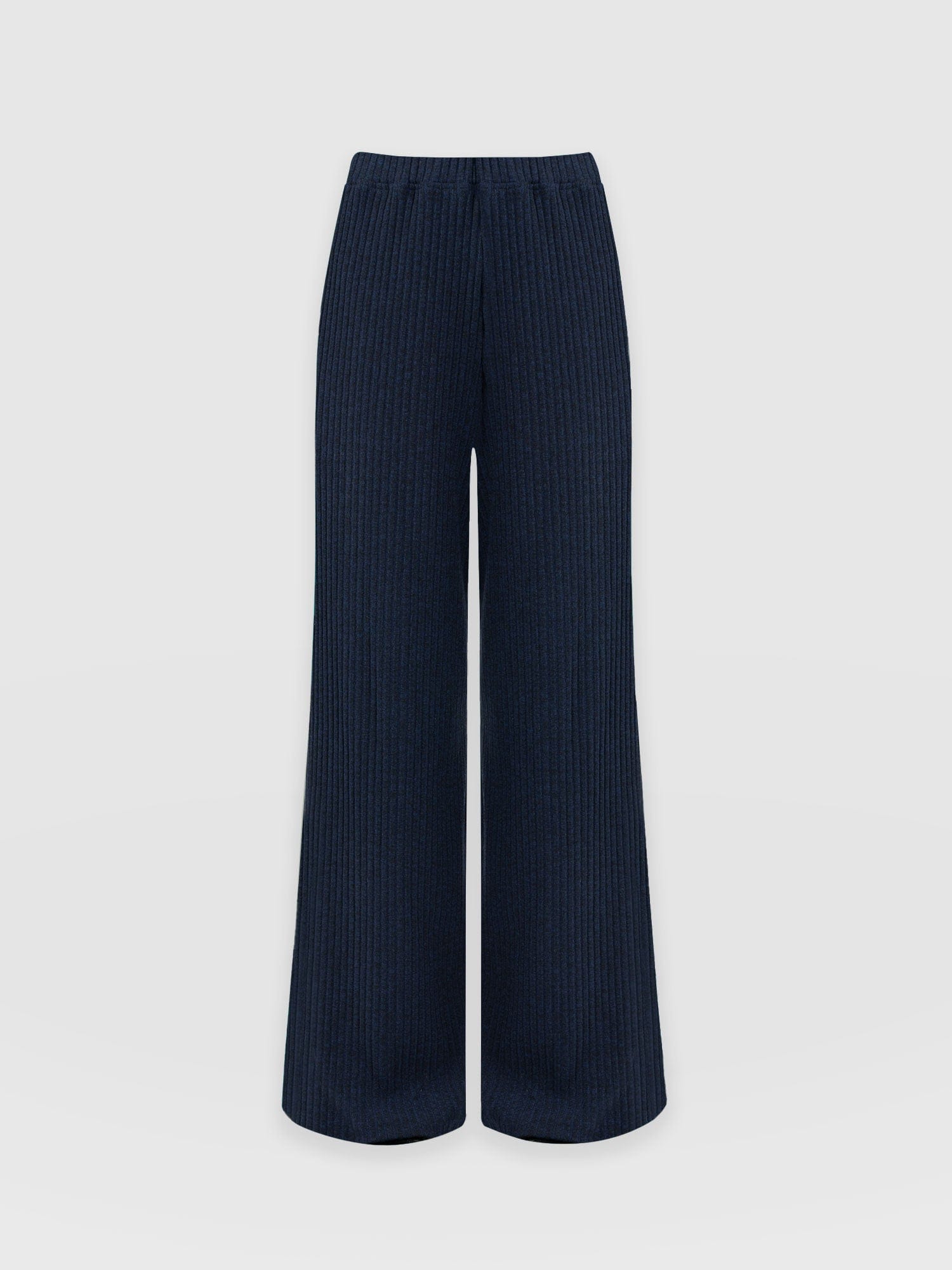 Victory Rib Wide Leg Pant Navy - Women's Pants | Saint + Sofia® USA